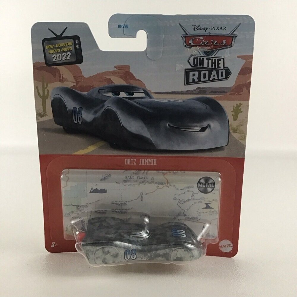 Disney Pixar Cars On The Road Datz Jammin Figure Die Cast Metal Toy New 2022